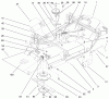 Mähdecks 30753 - Toro 52" Side Discharge Mower, GM 120 (SN: 200000001 - 200999999) (2000) Ricambi DECK AND SPINDLE ASSEMBLY