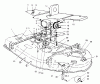 Mähdecks 30767 - Toro 52" Side Discharge Mower, ProLine 118 (SN: 690001 - 699999) (1996) Ricambi DECK, COVERS, GEAR BOX, GAGE & WHEEL