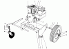 Laubbläser / Laubsauger 62923 - Toro 5 hp Lawn Vacuum (SN: 0000001 - 0999999) (1980) Ricambi ENGINE AND BASE ASSEMBLY (MODEL 62912)