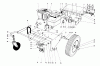 Laubbläser / Laubsauger 62912 - Toro 5 hp Lawn Vacuum (SN: 1000001 - 1999999) (1981) Ricambi ENGINE AND BASE ASSEMBLY (MODEL 62923)