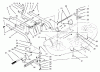 Mähdecks 78420 - Toro 42" Rear Discharge Mower (SN: 490001 - 499999) (1994) Ricambi CARRIAGE ASSEMBLY