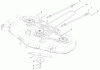 Mähdecks 78462 - Toro 52" Recycler Mower, Zero Radius Tractors (SN: 790001 - 799999) (1997) Ricambi BELT, BLADE AND LIFT ARM ASM
