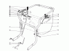 Laubbläser / Laubsauger 62912 - Toro 5 hp Lawn Vacuum (SN: 3000001 - 3999999) (1983) Ricambi CONTROLS AND HANDLE ASSEMBLY (MODEL 62912)