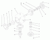 Mähdecks 78478 - Toro 60" Side Discharge Mower (SN: 790001 - 790399) (1997) Ricambi GEAR BOX ASSEMBLY NO.94-4686