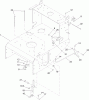 Rasenmäher Antrieb 30069 - Toro Commercial Walk-Behind Traction Unit, 18HP, Pistol-Grip, Hydro Drive (SN: 313000001 - 313999999) (2013) Ricambi FRAME AND LINKAGE ASSEMBLY