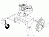 Laubbläser / Laubsauger 62912 - Toro 5 hp Lawn Vacuum (SN: 4000001 - 4999999) (1984) Ricambi ENGINE AND BASE ASSEMBLY (MODEL 62912)