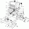 Rasenmäher Antrieb 30102 - Toro Mid-Size ProLine Gear Traction Unit, 12 hp (SN: 8000001 - 8999999) (1988) Ricambi FRAME ASSEMBLY