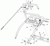 Rasenmäher Antrieb 30102 - Toro Mid-Size ProLine Gear Traction Unit, 12 hp (SN: 8000001 - 8999999) (1988) Ricambi HANDLE ASSEMBLY