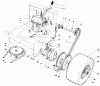 Rasenmäher Antrieb 30111 - Toro Mid-Size ProLine Gear Traction Unit, 11 hp (SN: 5000001 - 5999999) (1985) Ricambi AXLE ASSEMBLY