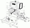 Rasenmäher Antrieb 30111 - Toro Mid-Size ProLine Gear Traction Unit, 11 hp (SN: 6000001 - 6999999) (1986) Ricambi FRAME ASSEMBLY