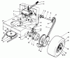 Rasenmäher Antrieb 30112 - Toro Mid-Size ProLine Gear Traction Unit, 12.5 hp (SN: 7000001 - 7999999) (1987) Ricambi AXLE ASSEMBLY