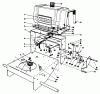Rasenmäher Antrieb 30112 - Toro Mid-Size ProLine Gear Traction Unit, 12.5 hp (SN: 7000001 - 7999999) (1987) Ricambi FRAME ASSEMBLY
