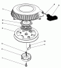 Rasenmäher Antrieb 30112 - Toro Mid-Size ProLine Gear Traction Unit, 12.5 hp (SN: 9000001 - 9999999) (1989) Ricambi RECOIL ASSEMBLY