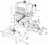 Rasenmäher Antrieb 30113 - Toro Mid-Size ProLine Gear Traction Unit, 8 hp (SN: 7000001 - 7999999) (1987) Ricambi FRAME ASSEMBLY