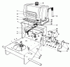 Rasenmäher Antrieb 30113 - Toro Mid-Size ProLine Gear Traction Unit, 8 hp (SN: 8000001 - 8999999) (1988) Ricambi FRAME ASSEMBLY