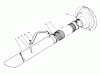 Laubbläser / Laubsauger 62912 - Toro 5 hp Lawn Vacuum (SN: 6000001 - 6999999) (1986) Ricambi VACUUM HOSE KIT (MODEL 59085) (OPTIONAL)