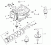 Rasenmäher Antrieb 30159 - Toro Mid-Size ProLine Traction Unit, Gear Drive, 13 hp (SN: 991180 - 999999) (1999) Ricambi CRANKCASE