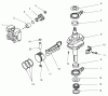 Rasenmäher Antrieb 30165 - Toro Mid-Size ProLine Traction Unit, Gear Drive, 12.5 hp (SN: 210000001 - 210999999) (2001) Ricambi PISTON/CRANKSHAFT
