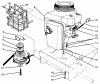 Rasenmäher Antrieb 30165 - Toro Mid-Size ProLine Traction Unit, Gear Drive, 12.5 hp (SN: 5900001 - 5999999) (1995) Ricambi ENGINE & CLUTCH ASSEMBLY