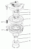 Rasenmäher Antrieb 30165 - Toro Mid-Size ProLine Traction Unit, Gear Drive, 12.5 hp (SN: 890001 - 899999) (1998) Ricambi CLUTCH ASSEMBLY NO. 54-3200