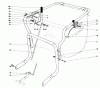 Laubbläser / Laubsauger 62923 - Toro 5 hp Lawn Vacuum (SN: 9000001 - 9999999) (1979) Ricambi CONTROLS & HANDLE ASSEMBLY (MODEL 62912)
