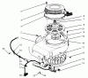 Rasenmäher Antrieb 30166 - Toro Mid-Size ProLine Traction Unit, Gear Drive, 12.5 hp (SN: 590001 - 599999) (1995) Ricambi RECOIL & FLYWHEEL ASSEMBLY