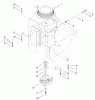 Rasenmäher Antrieb 30167 - Toro Mid-Size ProLine Traction Unit, Gear Drive, 12.5 hp (SN: 210000001 - 210999999) (2001) Ricambi ENGINE ASSEMBLY
