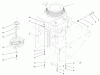 Rasenmäher Antrieb 30167 - Toro Mid-Size ProLine Traction Unit, Gear Drive, 12.5 hp (SN: 890001 - 899999) (1998) Ricambi ENGINE ASM