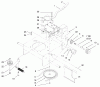 Rasenmäher Antrieb 30167 - Toro Mid-Size ProLine Traction Unit, Gear Drive, 12.5 hp (SN: 990001 - 999999) (1999) Ricambi TRANSMISSION AND IDLER PULLEY ASSEMBLY