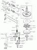 Rasenmäher Antrieb 30168 - Toro Mid-Size ProLine Traction Unit, Gear Drive, 15 hp (SN: 200000001 - 200999999) (2000) Ricambi VALVE/CAMSHAFT ASSEMBLY KAWASAKI FH500V-AS08