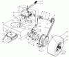 Rasenmäher Antrieb 30175 - Toro Mid-Size ProLine Traction Unit, Gear Drive, 14 hp (SN: 20000001 - 29999999) (1992) Ricambi AXLE ASSEMBLY