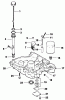 Rasenmäher Antrieb 30175 - Toro Mid-Size ProLine Traction Unit, Gear Drive, 14 hp (SN: 39000001 - 39999999) (1993) Ricambi OIL PAN/LUBRICATION - ENGINE KOHLER MODEL NO. CV14T-1412