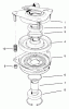 Rasenmäher Antrieb 30177 - Toro Mid-Size ProLine Traction Unit, Gear Drive, 14 hp (SN: 695001 - 699999) (1996) Ricambi CLUTCH ASM NO. 54-3200