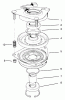 Rasenmäher Antrieb 30177 - Toro Mid-Size ProLine Traction Unit, Gear Drive, 14 hp (SN: 795101 - 799999) (1997) Ricambi CLUTCH ASM NO. 54-3200