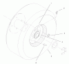 Rasenmäher Antrieb 30177 - Toro Mid-Size ProLine Traction Unit, Gear Drive, 15 hp (SN: 220000001 - 220999999) (2002) Ricambi WHEEL ASSEMBLY