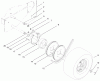 Rasenmäher Antrieb 30177 - Toro Mid-Size ProLine Traction Unit, Gear Drive, 15 hp (SN: 890001 - 899999) (1998) Ricambi BRAKE, WHEEL PULLEY & WHEEL ASSEMBLY