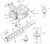 Rasenmäher Antrieb 30177 - Toro Mid-Size ProLine Traction Unit, Gear Drive, 15 hp (SN: 890001 - 899999) (1998) Ricambi CRANKCASE