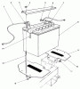 Rasenmäher Antrieb 30180 - Toro Mid-Size ProLine Traction Unit, Gear Drive, 16 hp (SN: 100001 - 199999) (1991) Ricambi BATTERY ASSEMBLY