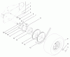 Rasenmäher Antrieb 30183 - Toro Mid-Size ProLine Traction Unit, Gear Drive, 18 hp (SN: 695001 - 695100) (1996) Ricambi BRAKE, WHEEL PULLEY & WHEEL ASSEMBLY