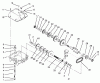 Rasenmäher Antrieb 30183 - Toro Mid-Size ProLine Traction Unit, Gear Drive, 18 hp (SN: 790001 - 799999) (1997) Ricambi PEERLESS TRANSMISSION MODEL NO. 700-039