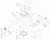 Rasenmäher Antrieb 30183 - Toro Mid-Size ProLine Traction Unit, Gear Drive, 18 hp (SN: 990001 - 999999) (1999) Ricambi TRANSMISSION & IDLER PULLEY ASSEMBLY
