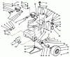 Rasenmäher Antrieb 30185 - Toro Mid-Size ProLine Traction Unit, Hydro Drive, 14 hp (SN: 39000001 - 39999999) (1993) Ricambi WHEEL ASSEMBLY & HYDRAULIC COMPONENTS