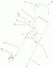 Rasenmäher Antrieb 30187 - Toro Mid-Size ProLine Traction Unit, Hydro Drive, 15 hp (SN: 795001 - 799999) (1997) Ricambi HANDLE ASSEMBLY