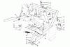 Rasen- und Garten Traktoren 30610 - Toro ProLine 120 Tractor (SN: 490001 - 499999) (1994) Ricambi PARKING BRAKE & LIFT FRAME ASSEMBLY