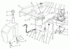 Rasen- und Garten Traktoren 30611 - Toro Groundsmaster 120 Tractor (SN: 890001 - 899999) (1998) Ricambi HOOD, FUEL TANK & HYDRAULIC RESERVOIR ASSEMBLY