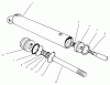 Rasen- und Garten Traktoren 30611 - Toro Groundsmaster 120 Tractor (SN: 890001 - 899999) (1998) Ricambi HYDRAULIC LIFT CYLINDER NO. 54-0150