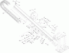 Zubehör 23823 - Toro 4045 Directional Drill with Cab (SN: 314000001 - 314999999) (2014) Ricambi THRUST FRAME HOSE CARRIER ASSEMBLY