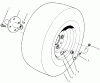 Rasen- und Garten Traktoren 30612 - Toro Groundsmaster 120 Tractor (SN: 210000001 - 210999999) (2001) Ricambi FRONT WHEEL ASSEMBLY