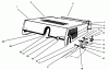 Rasen- und Garten Traktoren 30620 - Toro ProLine 220 Tractor (SN: 590001 - 599999) (1995) Ricambi HOOD ASSEMBLY