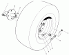 Rasen- und Garten Traktoren 30718 - Toro ProLine 118 (SN: 3900001 - 3999999) (1993) Ricambi FRONT WHEEL ASSEMBLY